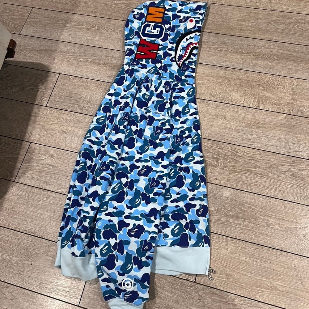 Bape xl zip up hoodie